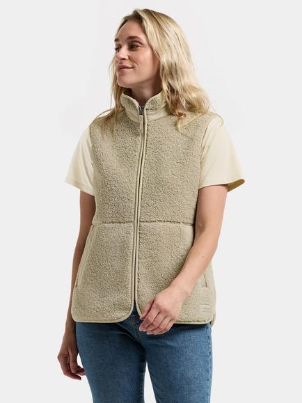 Didriksons Siv Teddy Gilet, Clay Beige