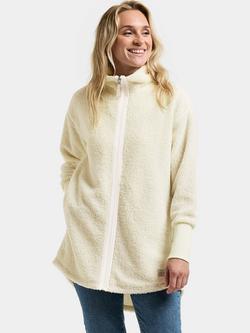 Didriksons Tola Teddy Jacket, White Foam