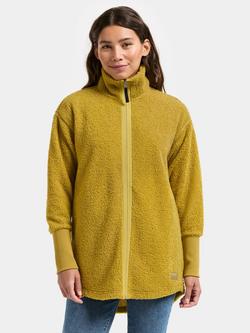 Didriksons Tola Teddy Jacket, Yellow Pollen