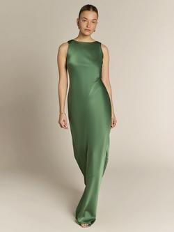 Rewritten Paloma Scoop Back Maxi Dress, Green, Green
