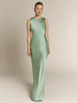Rewritten Paloma Scoop Back Maxi Dress, Green, Green