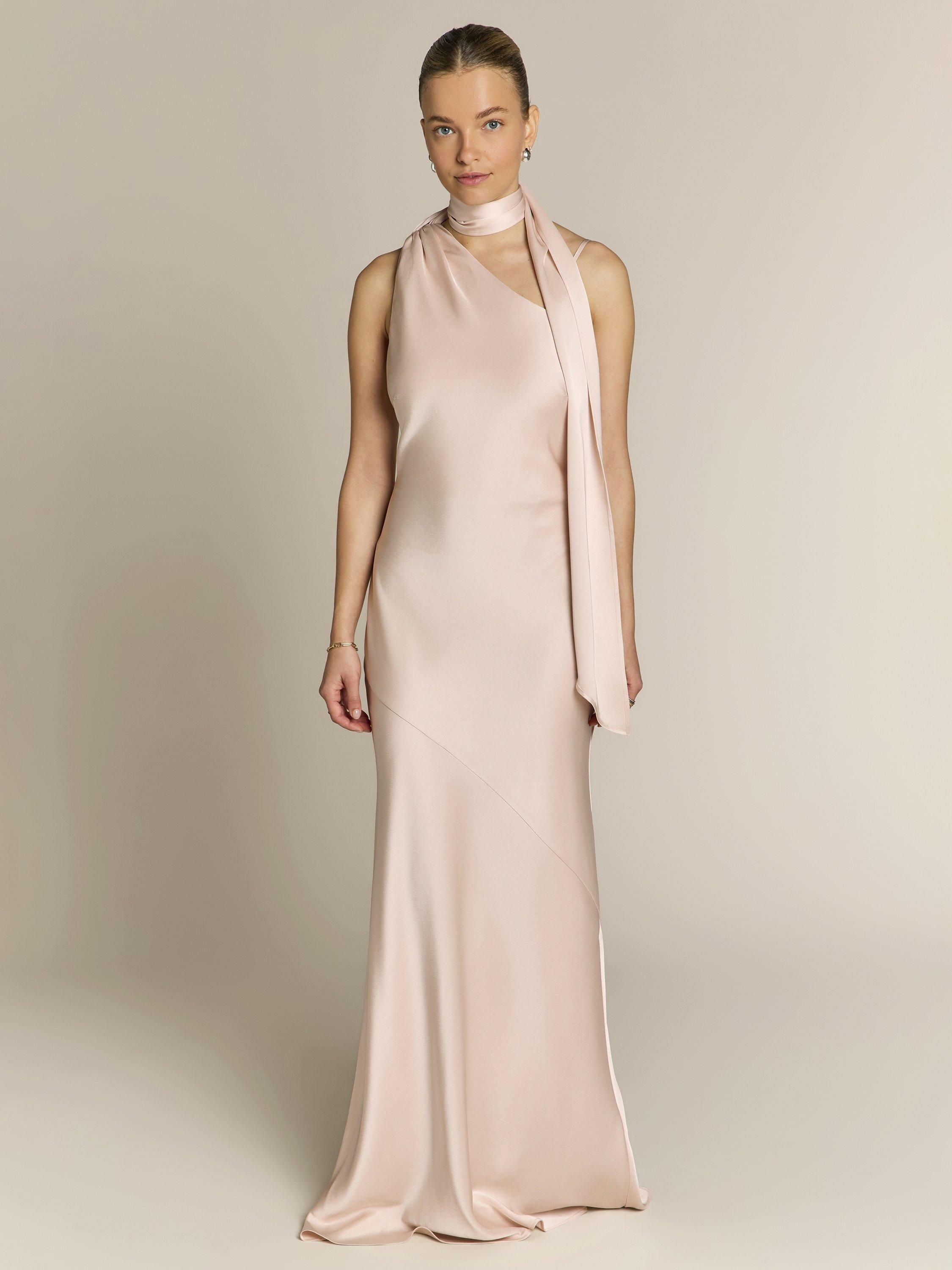 sachin and babi light blue dress Champagne Bridesmaid Dresses main image 1