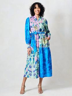 Hope & Ivy The Maxine Floral Shirt Dress, Multi, Multi