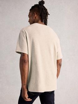 White Stuff Horsham Cotton Blend Oversized Short Sleeve Stripe T-Shirt, Grey/Multi - view 2, Grey/Multi