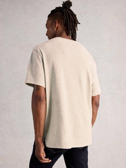 White Stuff Horsham Cotton Blend Oversized Short Sleeve Stripe T-Shirt, Grey/Multi - view 2, Grey/Multi