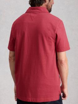 White Stuff Tunstall Polo Shirt, Mid Red - view 2, Mid Red