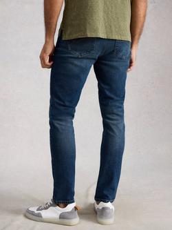 White Stuff Stratford Slim Fit Jeans, Mid Blue - view 2, Mid Blue