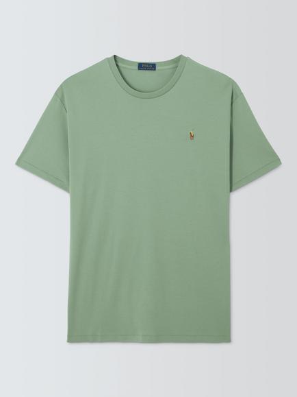 Polo Ralph Lauren Big & Tall Crew Neck Cotton T-Shirt, Light Green, Light Green