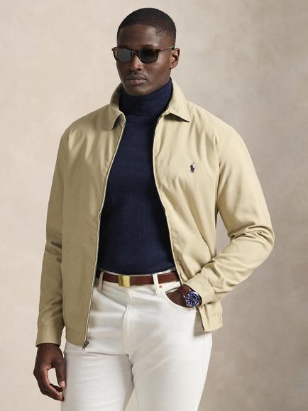 Polo Ralph Lauren Big & Tall Windbreaker Jacket, Khaki Uniform, Khaki Uniform