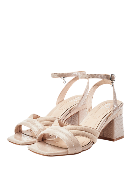 Moda in Pelle Madelia Block Heel Sandals, Stone - view 2, Stone