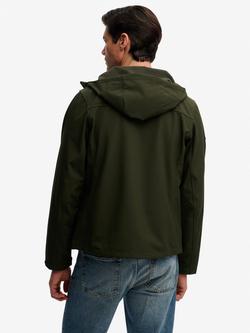 Superdry Water-Resistant  Hooded Softshell Trekker Jacket - view 2, Olive Green