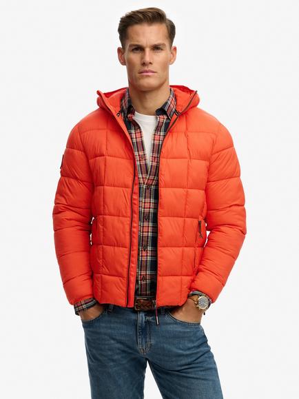 Superdry Puffer Jacket, Peak Orange, Peak Orange