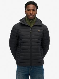 Superdry Fuji Lite Padded Puffer Jacket, Black