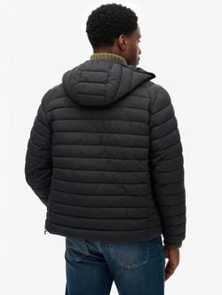 Superdry Fuji Lite Padded Puffer Jacket - view 2, Black