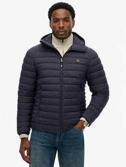 Superdry Fuji Lite Padded Puffer Jacket, Eclipse Navy