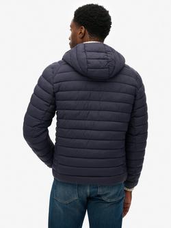Superdry Fuji Lite Padded Puffer Jacket - view 2, Eclipse Navy