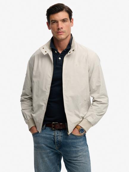 Superdry Harrington Jacket, Rainy Day Grey