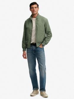 Superdry Harrington Jacket - view 2, Lily Pad Green