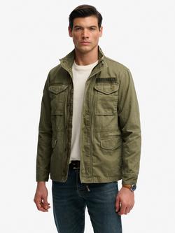 Superdry Harrington Jacket, Dusty Olive Green, Dusty Olive Green