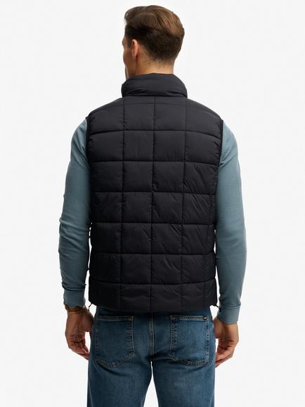 Superdry Box Quilt Fuji Lite Gilet, Black - view 2, Black