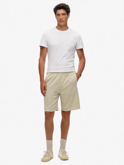 Superdry Essential Logo Jersey Shorts, Light Stone Beige
