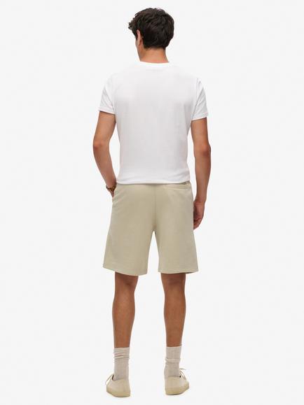 Superdry Essential Logo Jersey Shorts - view 2, Light Stone Beige