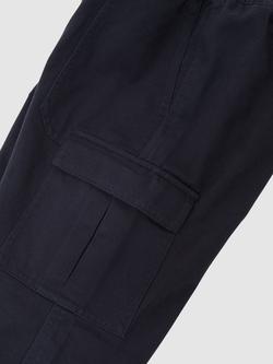 Reiss Kids' Alpine Wide Leg Cargo Trousers, Navy - view 2, Navy