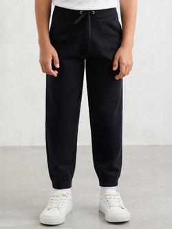 Reiss Kids' Billings Merino Wool Blend Cuffed Joggers, Navy, Navy