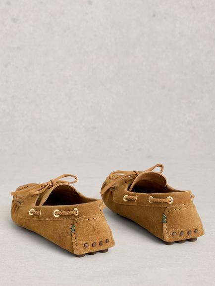 White Stuff Tilda Tassel Loafers, Natural Beige, - view 2, Natural Beige
