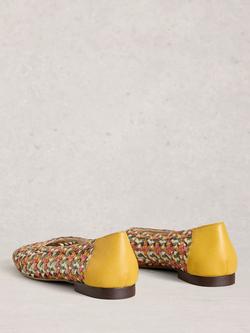 White Stuff Winnie Ballerina Pumps - view 2, Yellow/Multi