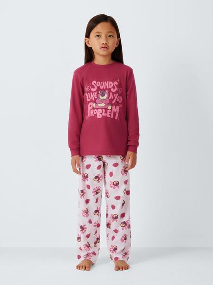 Brand Threads Kids' Toy Story Lotso Pyjama Set, Pink Multi, Pink Multi