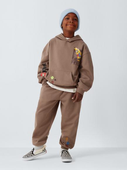 Brand Threads Kids' LEGO Fortnite Hoodie and Jogger Set, Brown - view 2, Brown