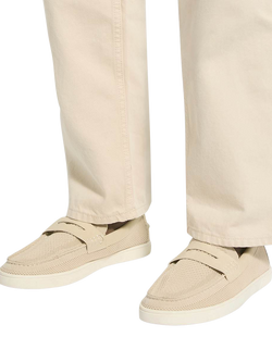 Dune London Benzy Stitch Detail Casual Loafers - view 2, Cream
