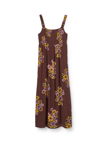 Passenger Soleis Floral Maxi Dress, Brown/Multi, Brown/Multi