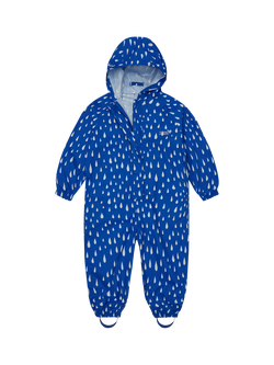 Muddy Puddles Kids' Waterproof Essentials Puddlesuit, Blue, Blue