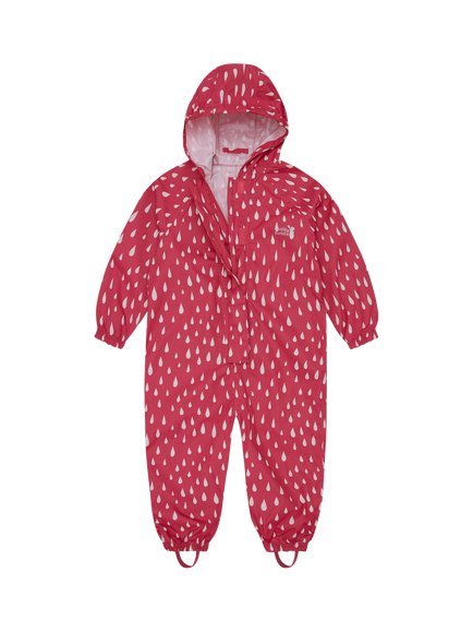 Muddy Puddles Kids' Waterproof Essentials Puddlesuit, Pink, Pink