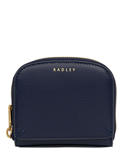 Radley Dukes Place Medium Leather Zip Around Purse, Evenfall