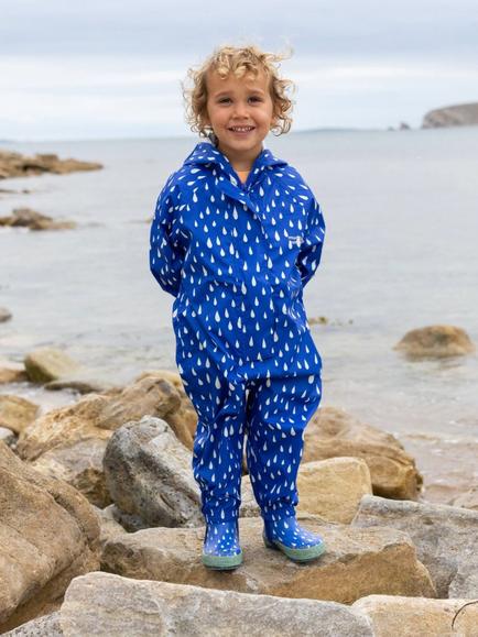 Muddy Puddles Kids' Ankle Wellington Boots, Blue - view 2, Blue