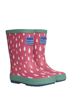 Muddy Puddles Kids' Ankle Wellington Boots, Pink, Pink