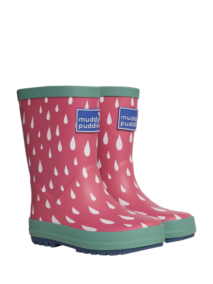Muddy Puddles Kids' Ankle Wellington Boots, Pink, Pink