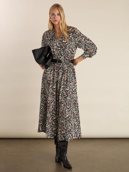 Baukjen Susannah Shirt Midi Dress, Multi, Multi