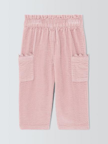 John Lewis Baby Cord Trousers, Pink, Pink