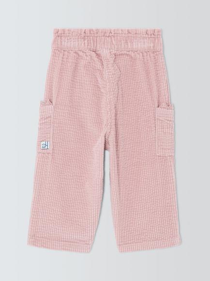 John Lewis Baby Cord Trousers, Pink - view 2, Pink
