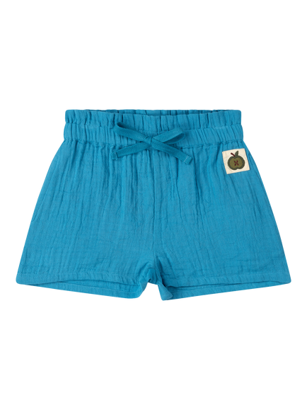 Little Green Radicals Kids' Muslin Shorts, Blue