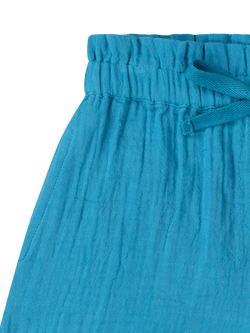 Little Green Radicals Kids' Muslin Shorts - view 2, Blue