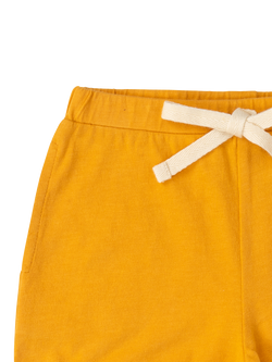 Little Green Radicals Kids' Run Around Contrast Trim Shorts - view 2, Gold