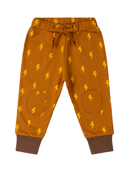 Little Green Radicals Kids' Organic Cotton Cosy Joggers, Gold