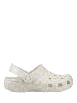 Crocs Kids' Classic Animal Leopard Clogs, Brown Multi, Brown Multi