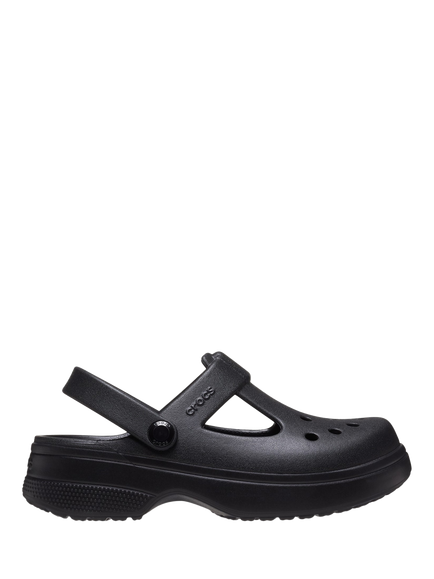 Crocs Kids' Classic Mary Jane Clogs, Black, Black