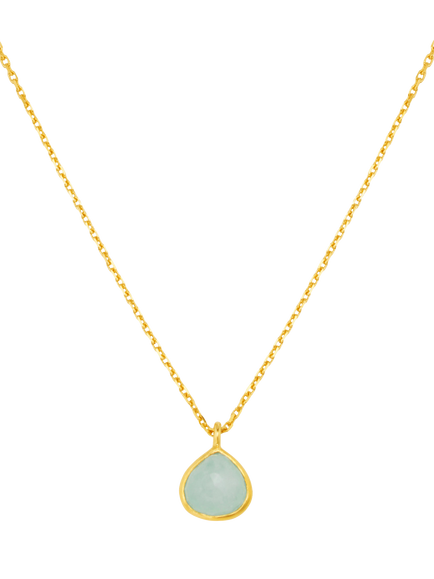 Orelia LUXE Semi-Precious Necklace, Amazonite, Amazonite